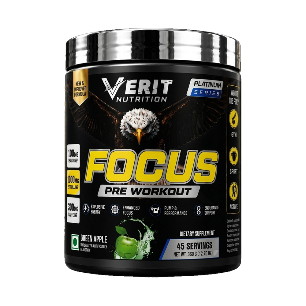 Focus Pre-Workout – Green Apple